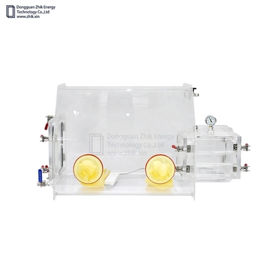 Transparent Acrylic Glove Box For Lithium Battery CE ISO certificate